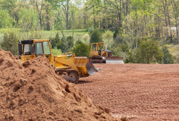 Bulldozer Land Clearing in Santa Barbara